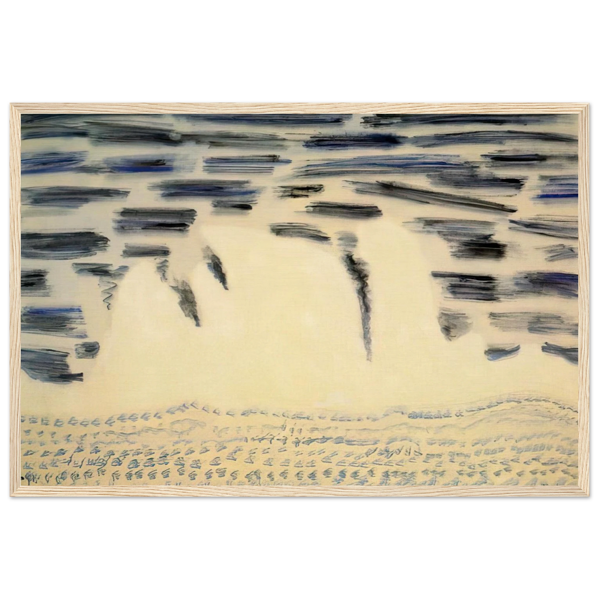 Onrushing Wave - 1958 Framed Poster | Milton Avery Framed Prints Wall Art | Milton Avery Store