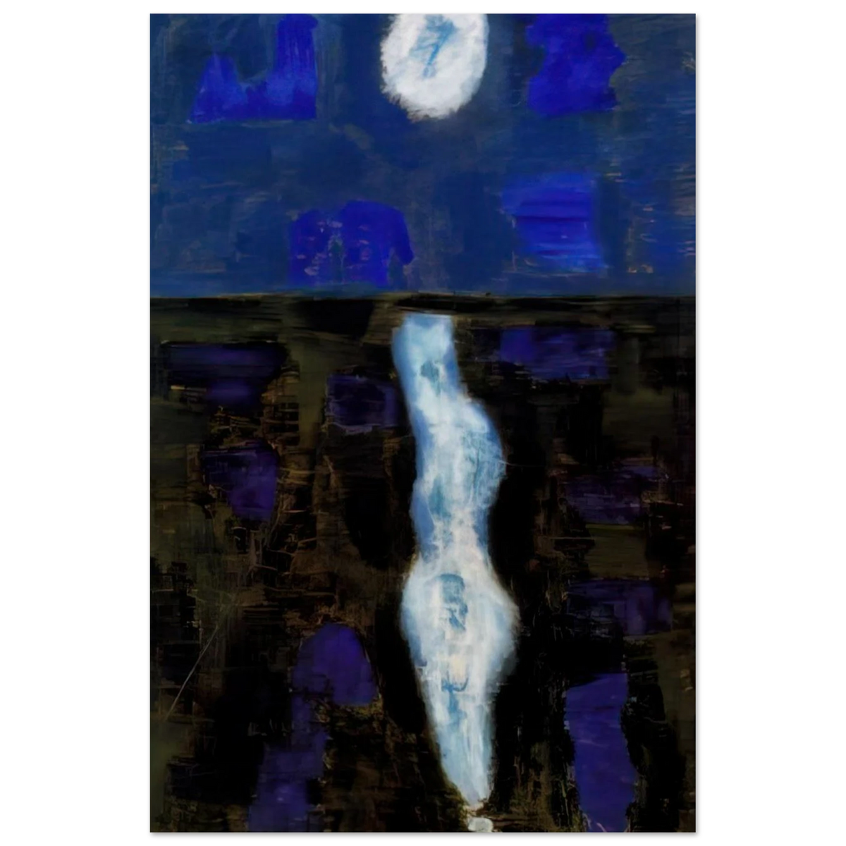 White Moon - 1957 Poster | Milton Avery Poster | Milton Avery Store