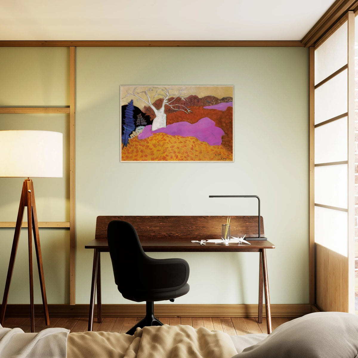 Autumn - 1944 Framed Poster | Milton Avery Framed Prints Wall Art | Milton Avery Store