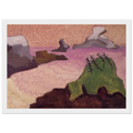 Oregon Coast - 1947 Framed Poster | Milton Avery Framed Prints Wall Art | Milton Avery Store