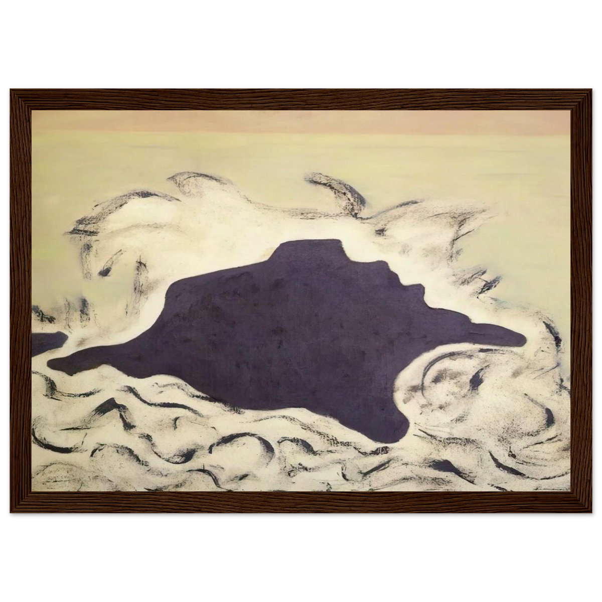 Advancing Sea - 1953 Framed Poster | Milton Avery Framed Prints Wall Art | Milton Avery Store