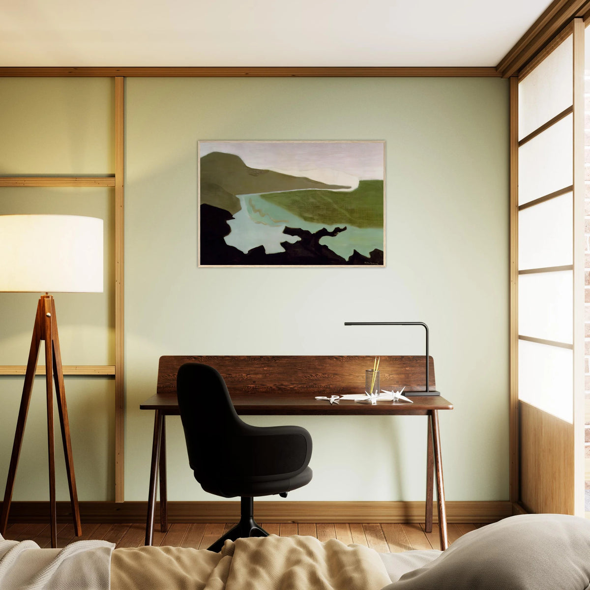 Green Sea - 1954 Framed Poster | Milton Avery Framed Prints Wall Art | Milton Avery Store