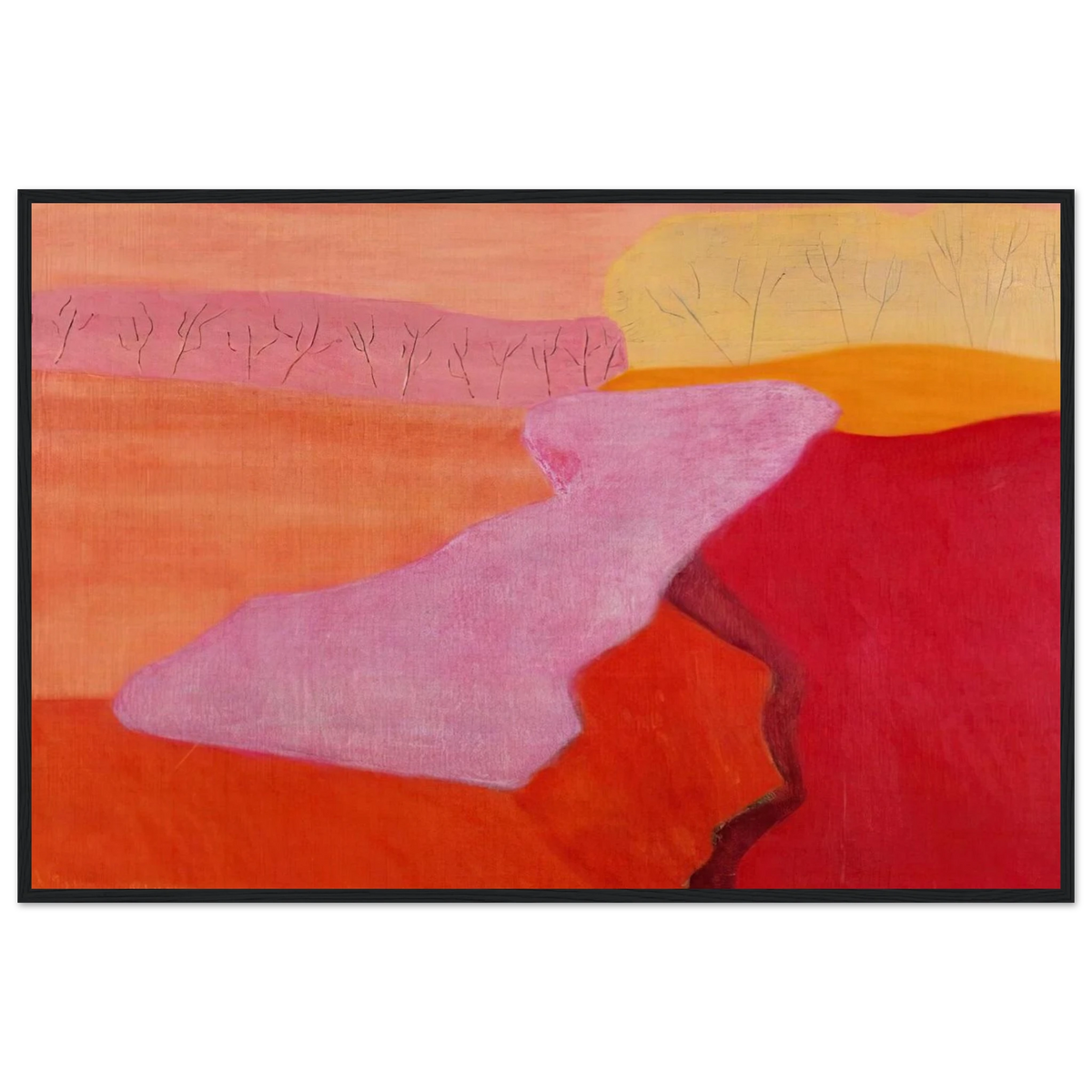 Shapes of Spring - 1952 Framed Poster | Milton Avery Framed Prints Wall Art | Milton Avery Store