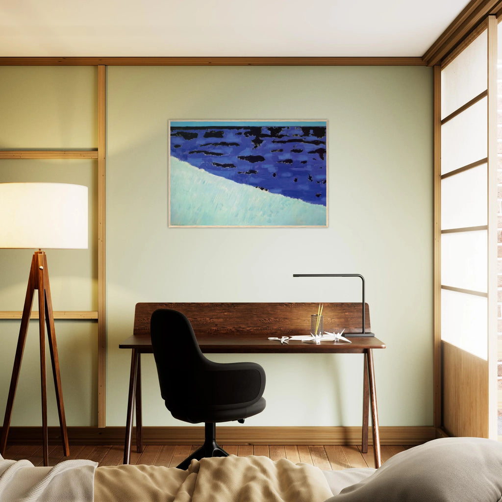 Sea Grasses and Blue Sea - 1958 Framed Poster | Milton Avery Framed Prints Wall Art | Milton Avery Store