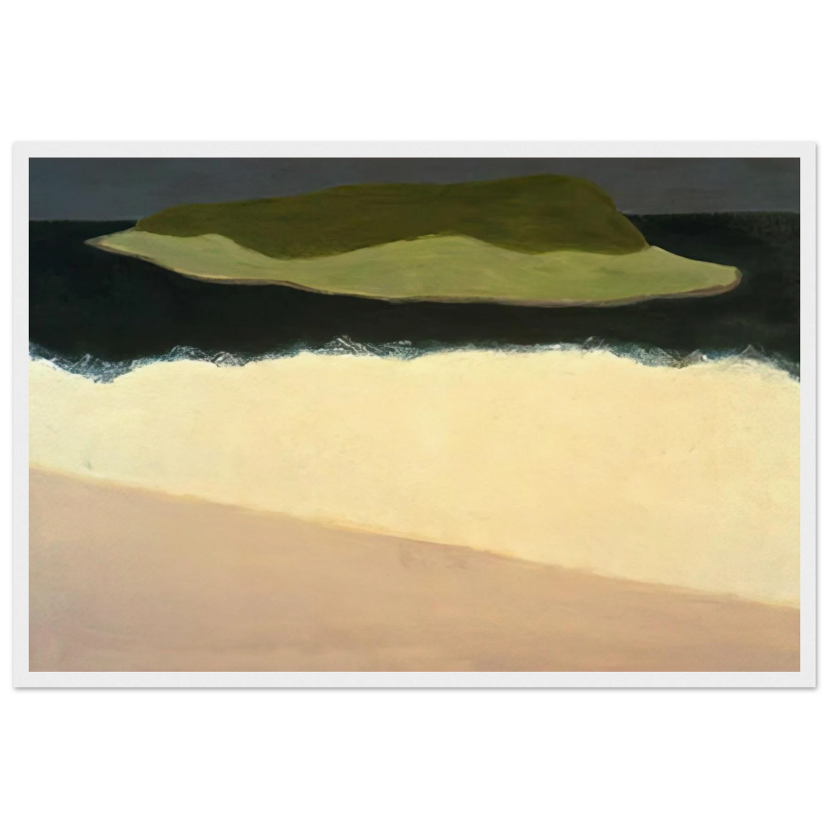 Offshore Island - 1958 Framed Poster | Milton Avery Framed Prints Wall Art | Milton Avery Store