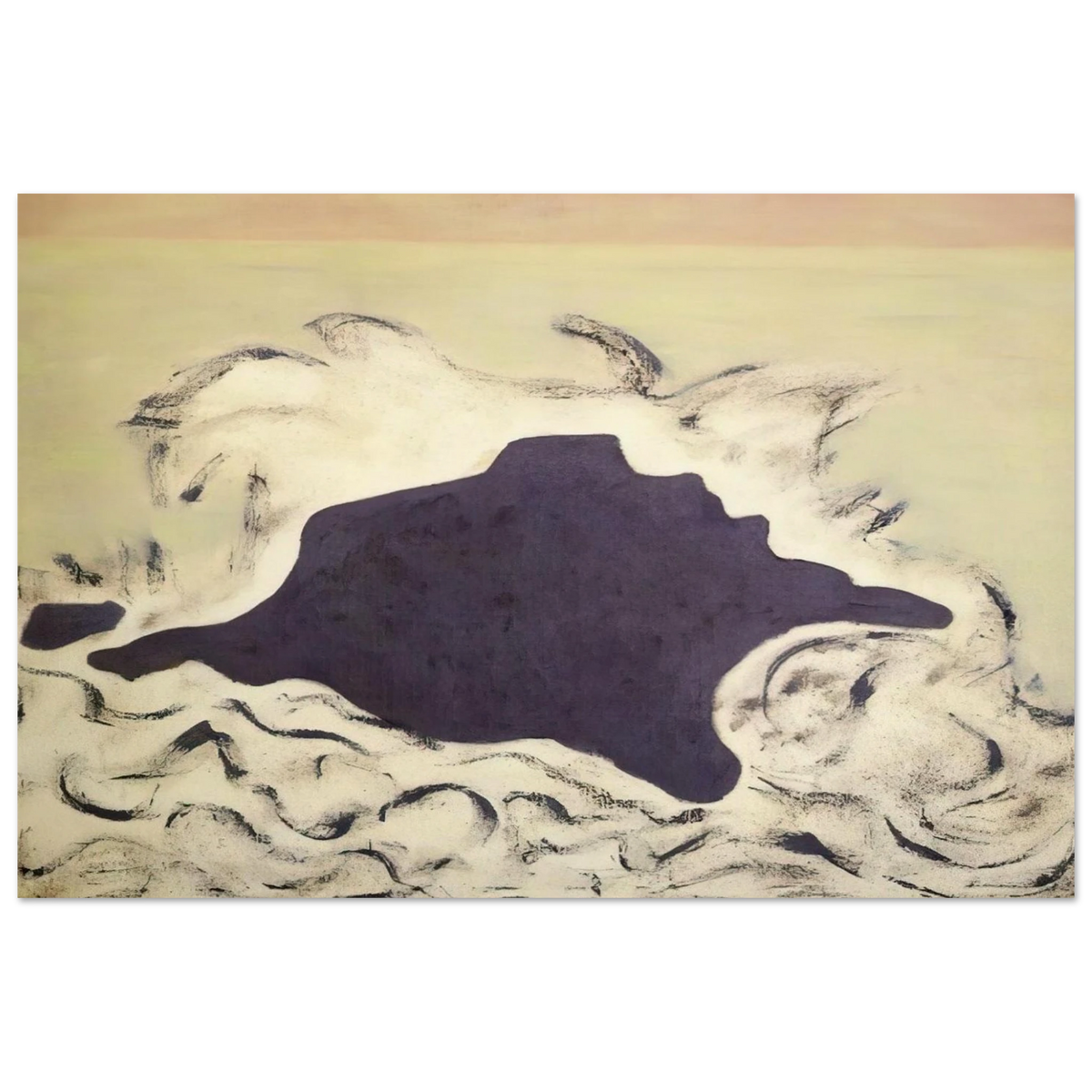 Advancing Sea - 1953 Poster | Milton Avery Poster | Milton Avery Store