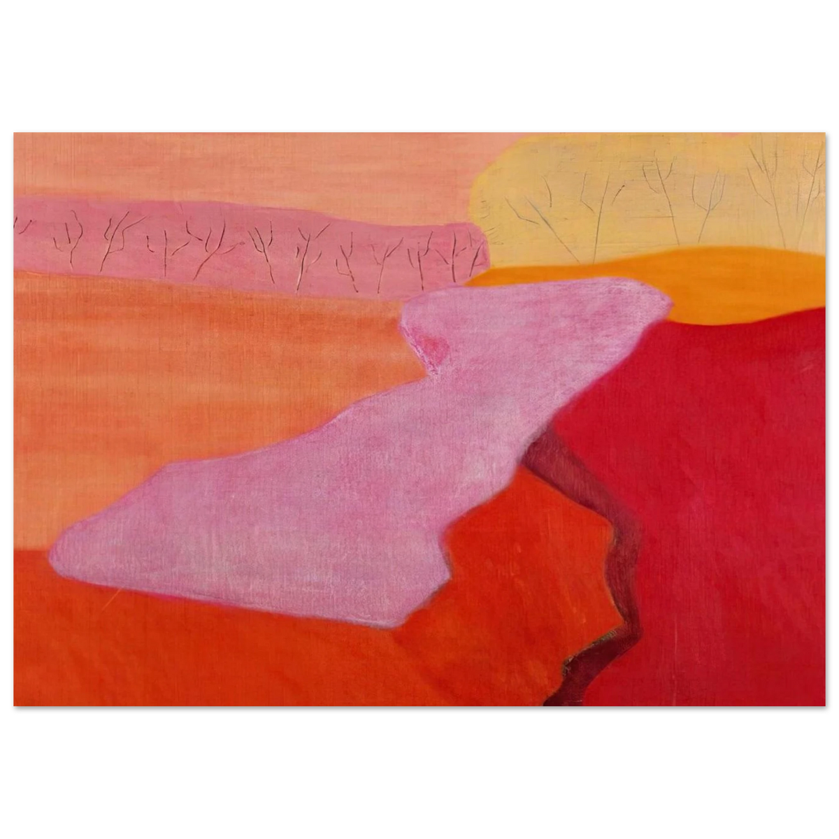 Shapes of Spring - 1952 Poster | Milton Avery Poster | Milton Avery Store