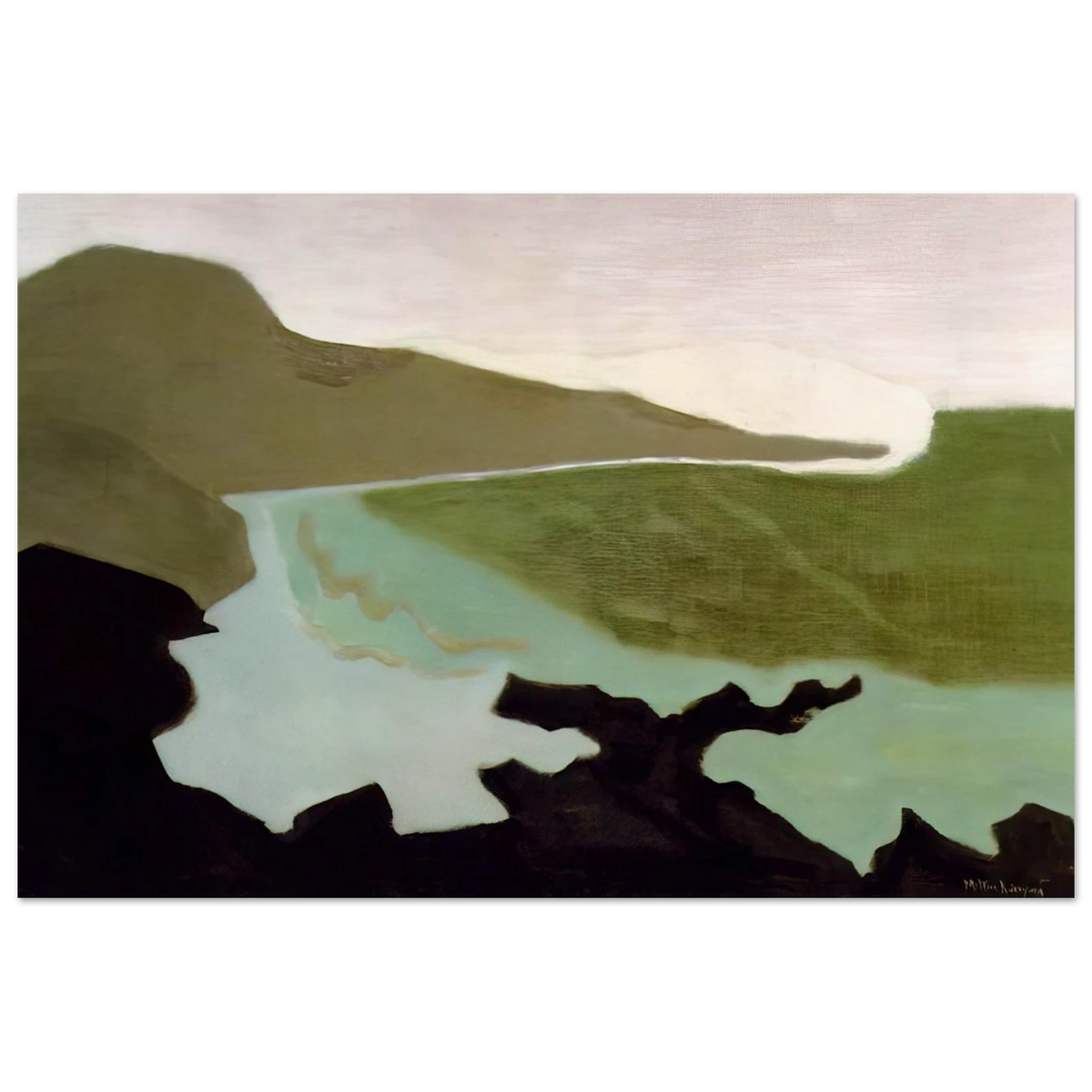 Green Sea - 1954 Poster | Milton Avery Poster | Milton Avery Store
