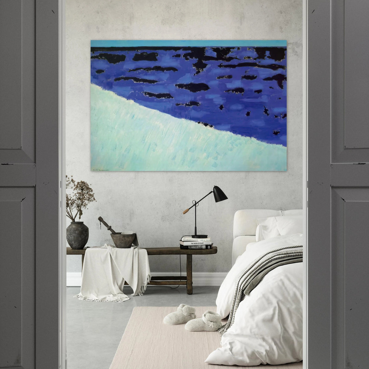 Sea Grasses and Blue Sea - 1958 Poster | Milton Avery Poster | Milton Avery Store