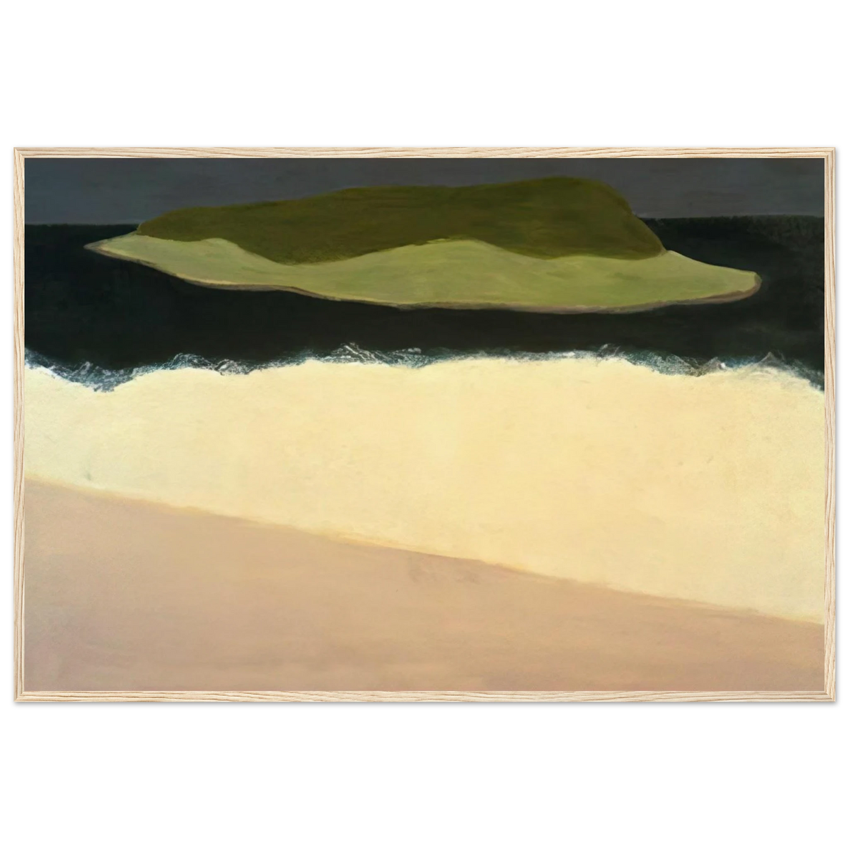 Offshore Island - 1958 Framed Poster | Milton Avery Framed Prints Wall Art | Milton Avery Store