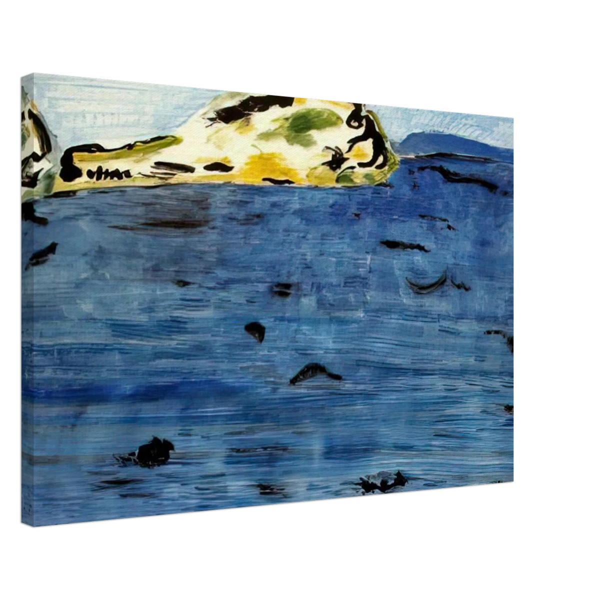 Blue Bay and Dunes - 1961 Canvas | Milton Avery Canvas | Milton Avery Store