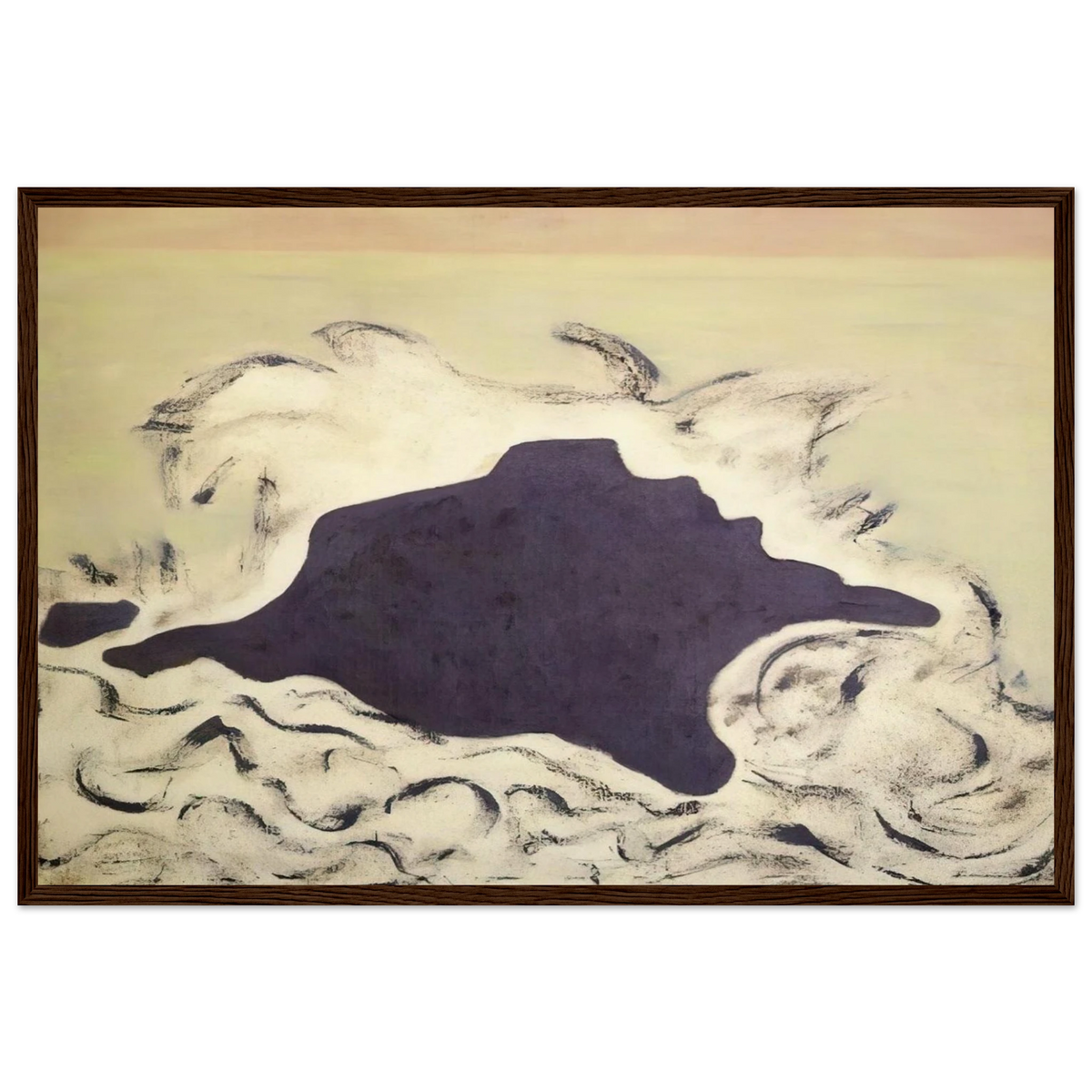 Advancing Sea - 1953 Framed Poster | Milton Avery Framed Prints Wall Art | Milton Avery Store
