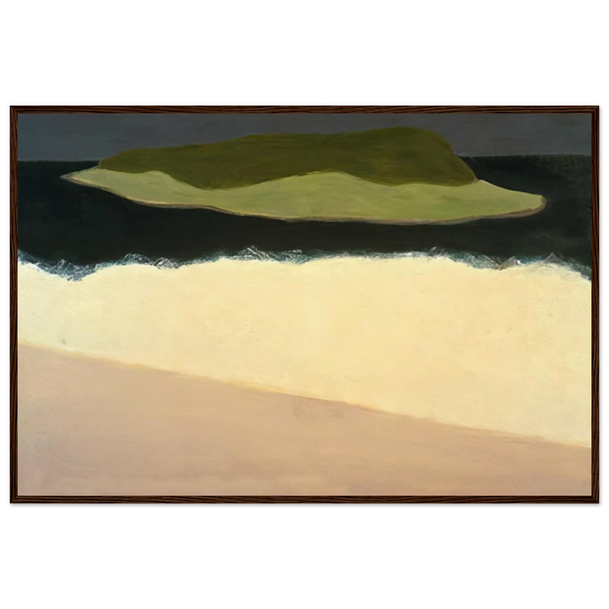 Offshore Island - 1958 Framed Poster | Milton Avery Framed Prints Wall Art | Milton Avery Store