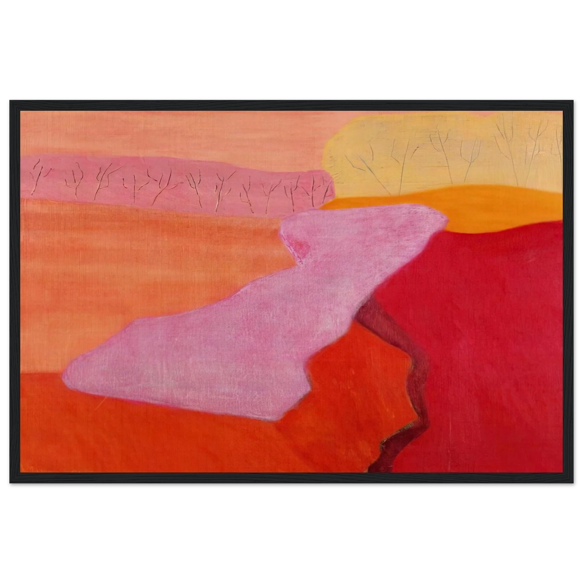 Shapes of Spring - 1952 Framed Poster | Milton Avery Framed Prints Wall Art | Milton Avery Store