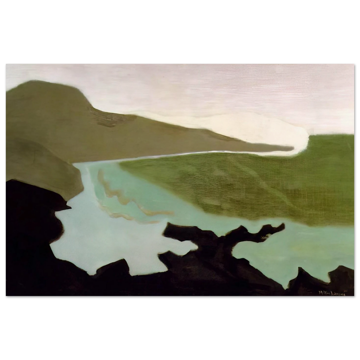 Green Sea - 1954 Poster | Milton Avery Poster | Milton Avery Store