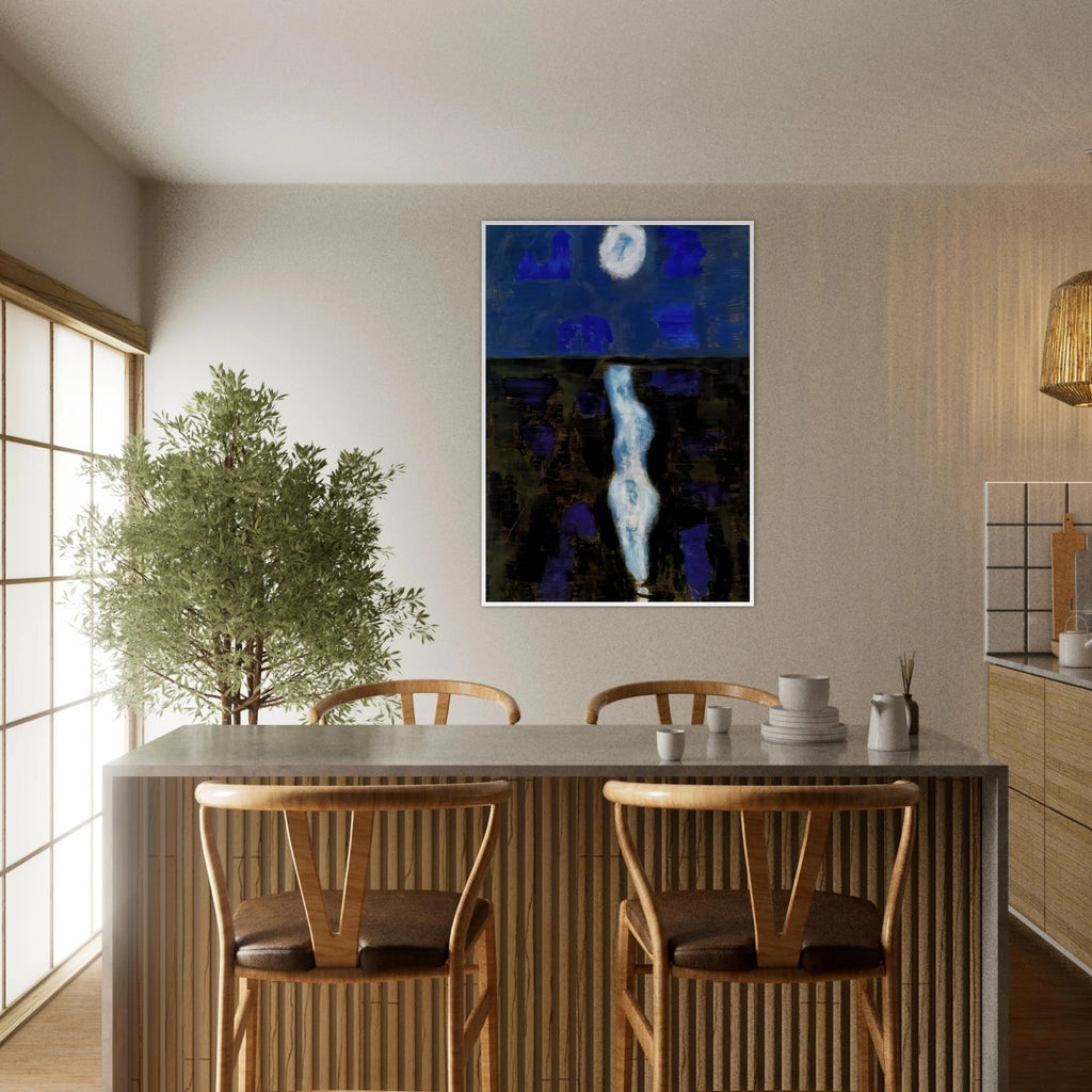 White Moon - 1957 Framed Poster | Milton Avery Framed Prints Wall Art | Milton Avery Store