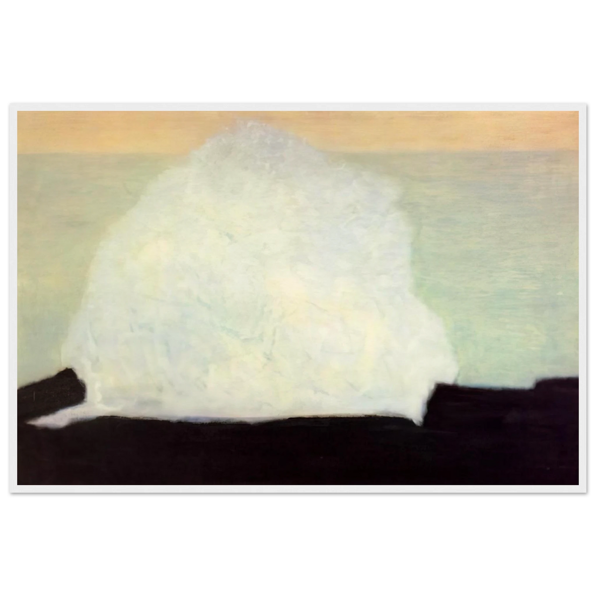 White Wave - 1954 Framed Poster | Milton Avery Framed Prints Wall Art | Milton Avery Store