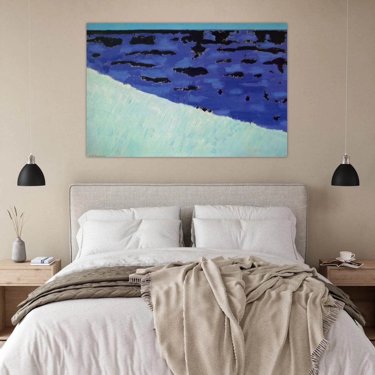 Sea Grasses and Blue Sea - 1958 Poster | Milton Avery Poster | Milton Avery Store