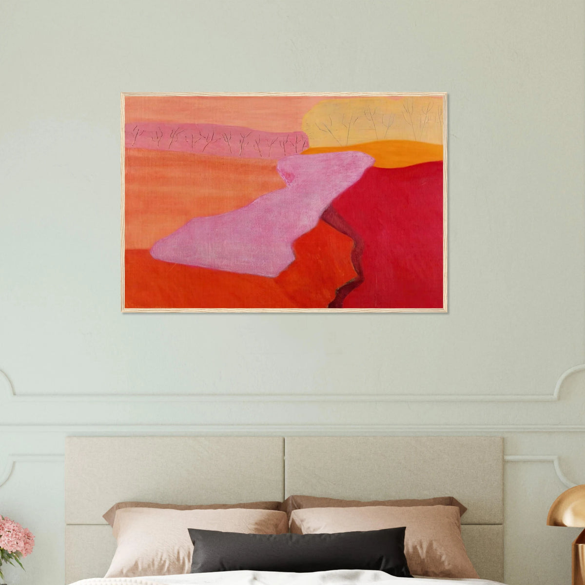 Shapes of Spring - 1952 Framed Poster | Milton Avery Framed Prints Wall Art | Milton Avery Store