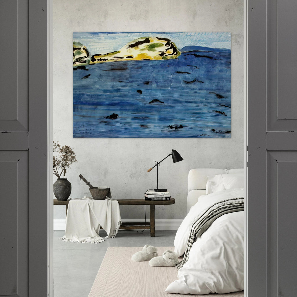 Blue Bay and Dunes - 1961 Poster | Milton Avery Poster | Milton Avery Store