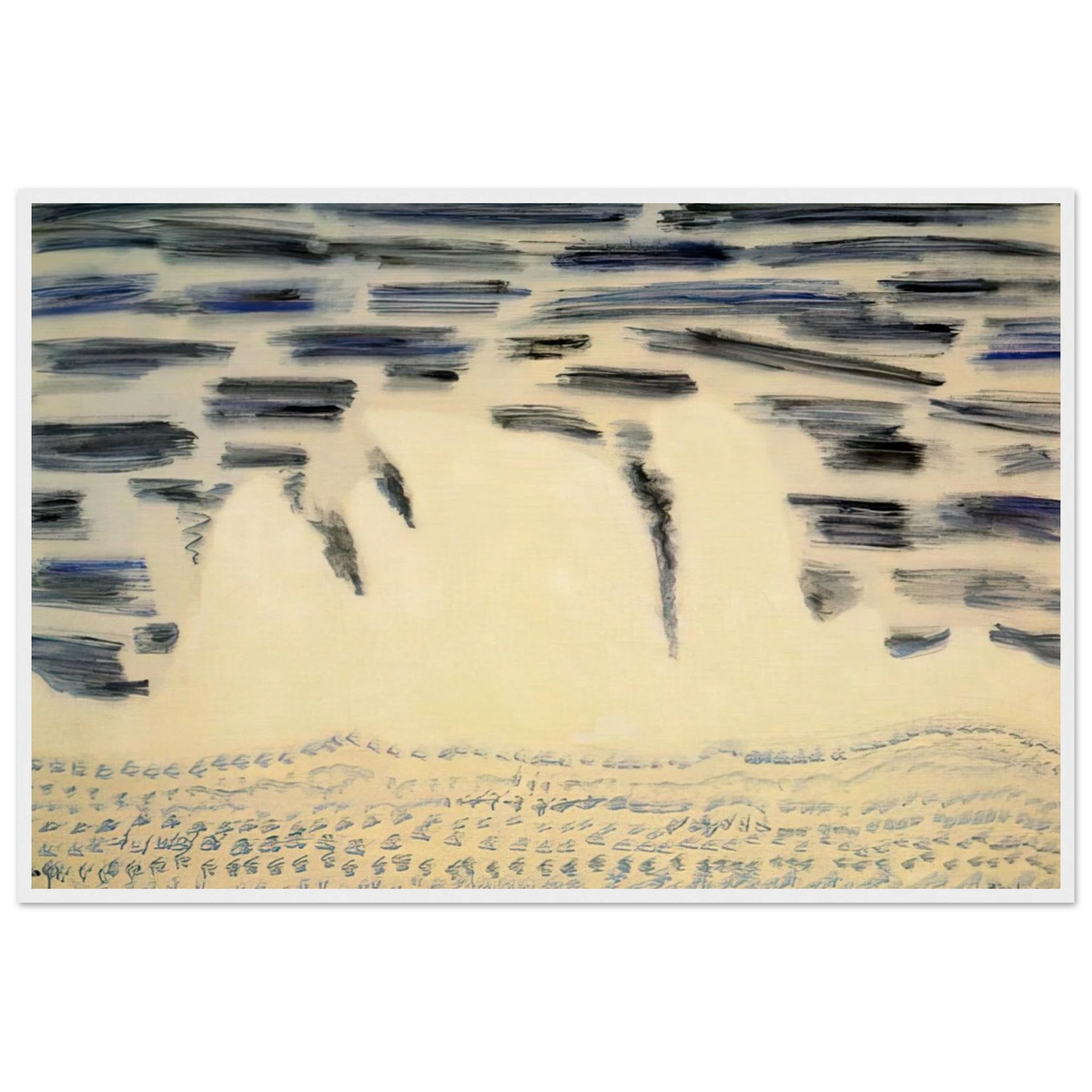 Onrushing Wave - 1958 Framed Poster | Milton Avery Framed Prints Wall Art | Milton Avery Store