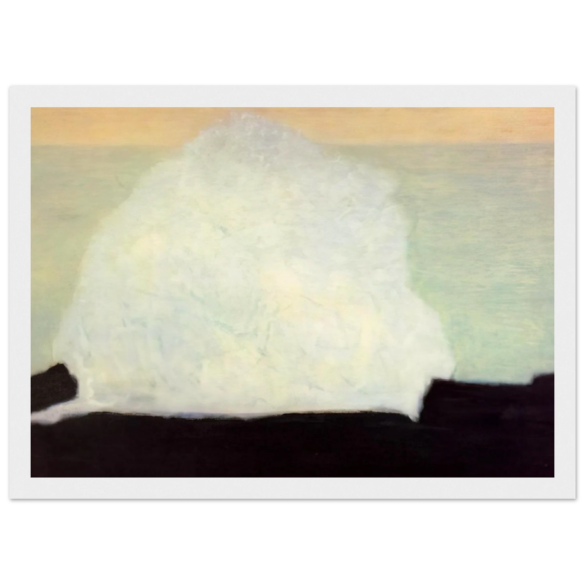 White Wave - 1954 Framed Poster | Milton Avery Framed Prints Wall Art | Milton Avery Store