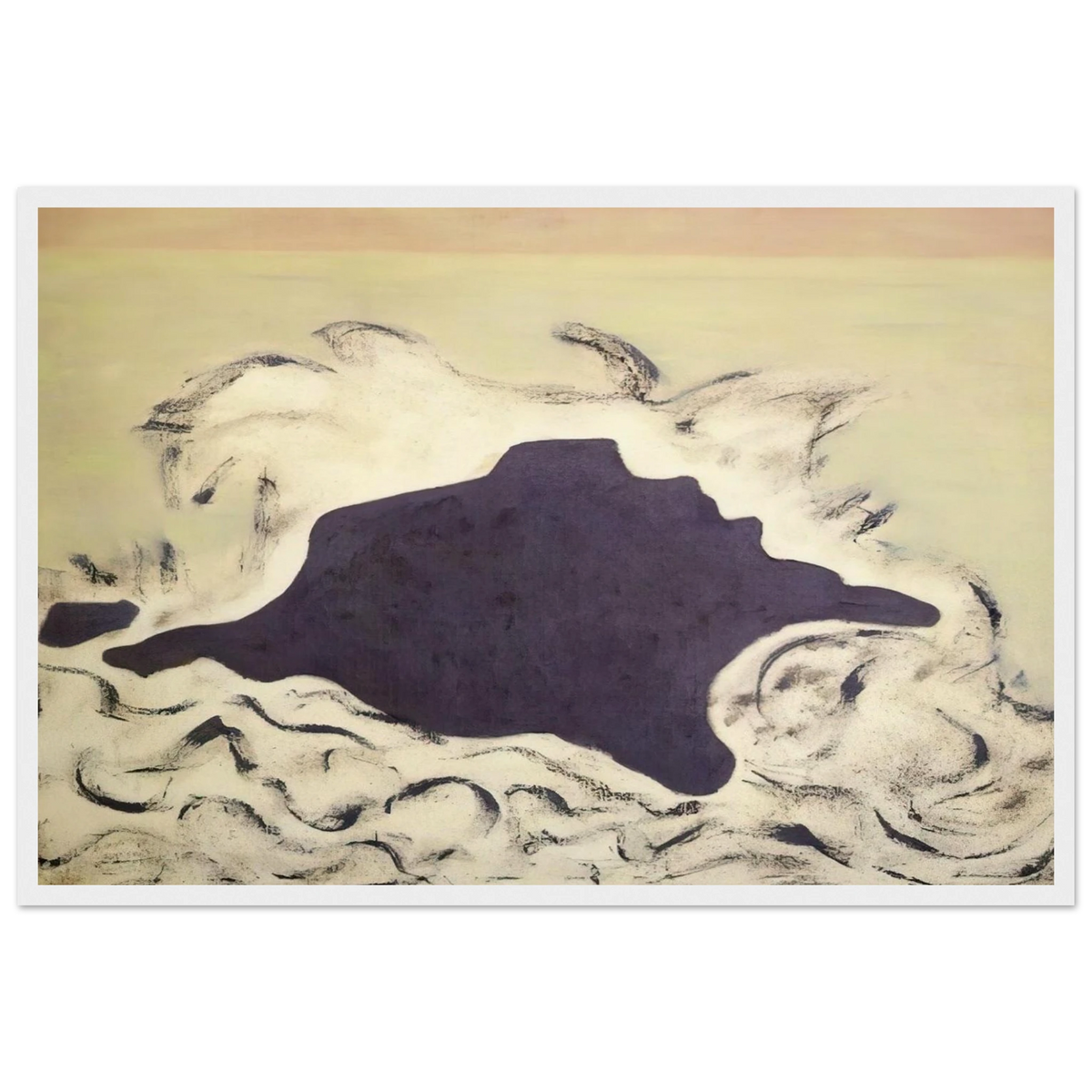 Advancing Sea - 1953 Framed Poster | Milton Avery Framed Prints Wall Art | Milton Avery Store