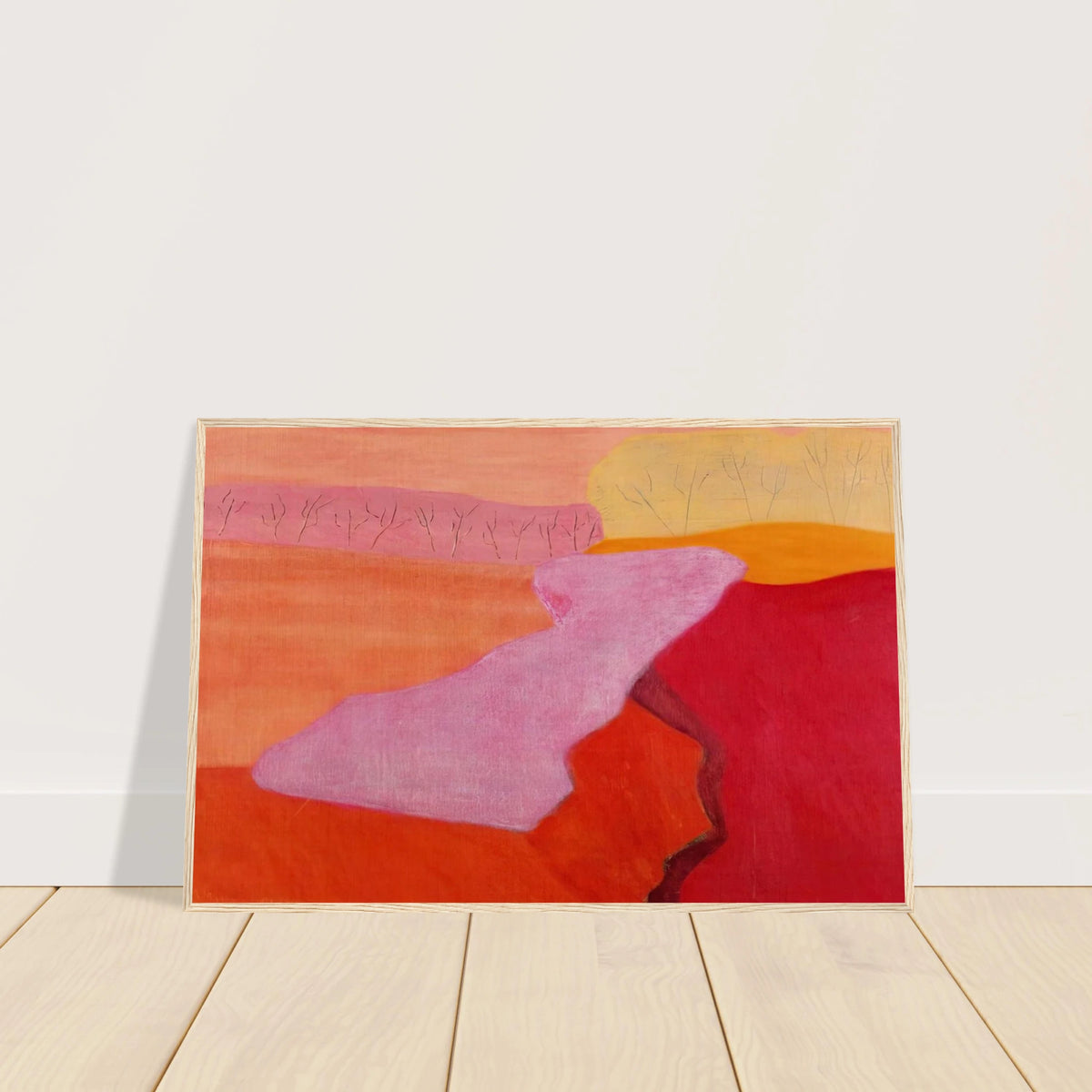 Shapes of Spring - 1952 Framed Poster | Milton Avery Framed Prints Wall Art | Milton Avery Store