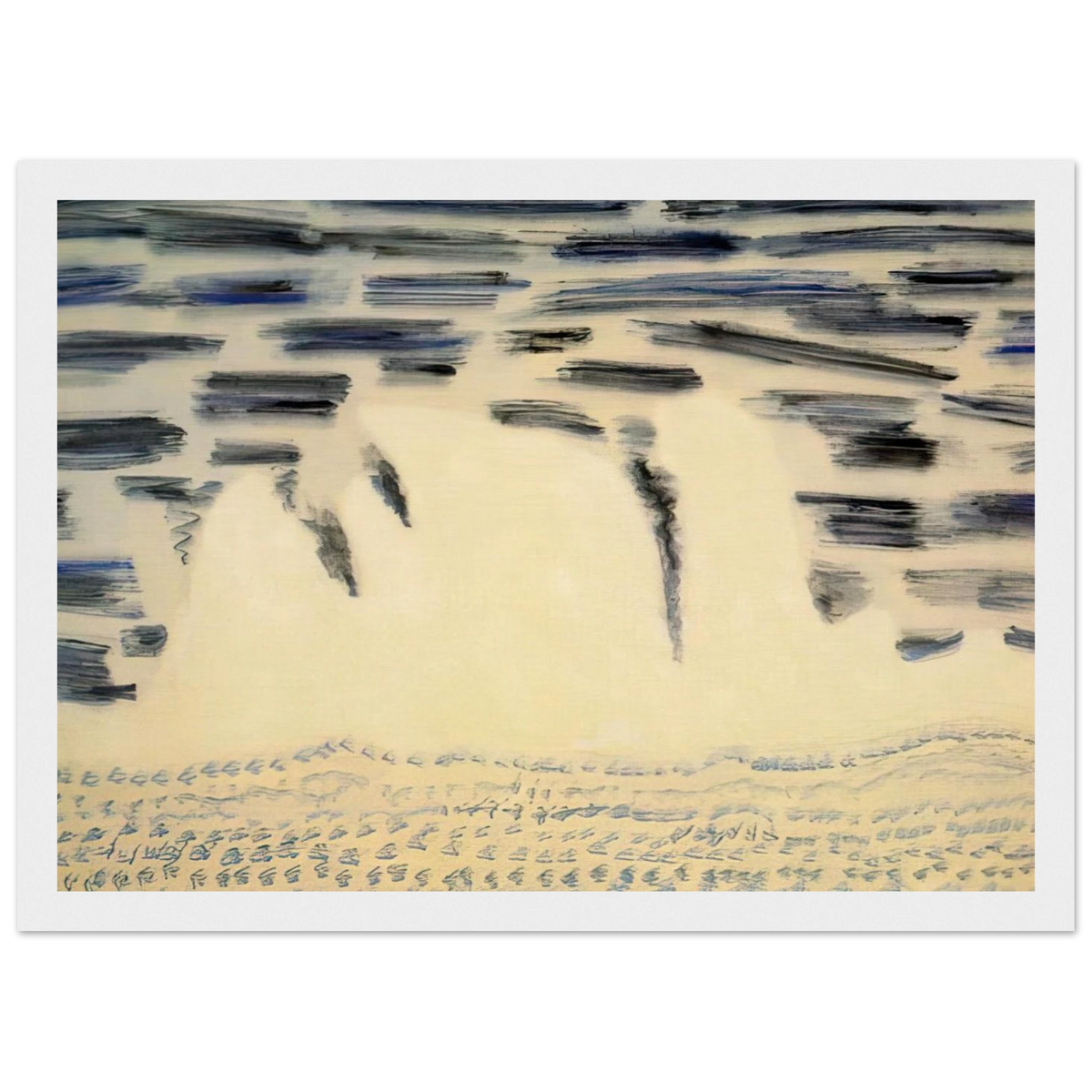 Onrushing Wave - 1958 Framed Poster | Milton Avery Framed Prints Wall Art | Milton Avery Store