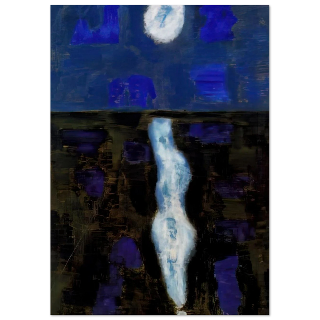 White Moon - 1957 Poster | Milton Avery Poster | Milton Avery Store