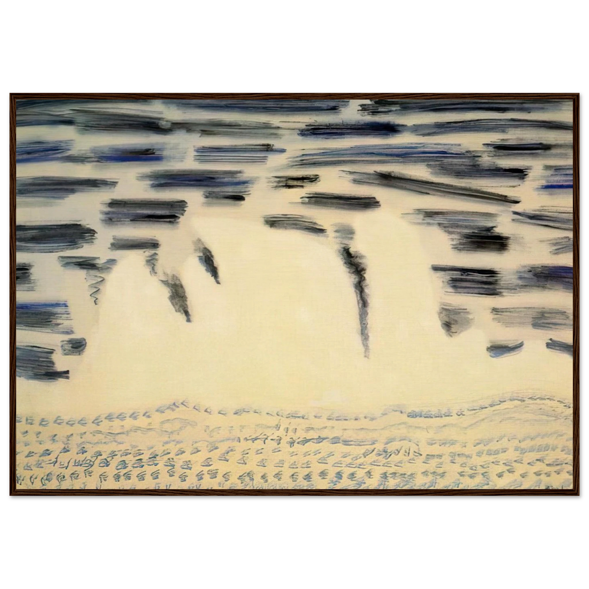Onrushing Wave - 1958 Framed Poster | Milton Avery Framed Prints Wall Art | Milton Avery Store