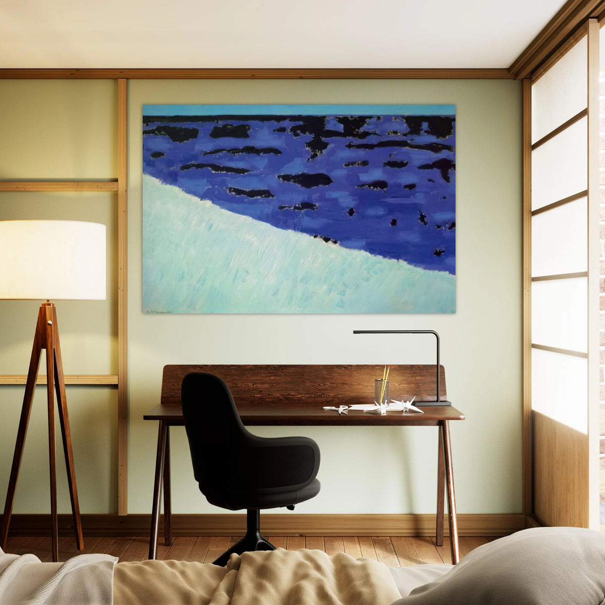 Sea Grasses and Blue Sea - 1958 Poster | Milton Avery Poster | Milton Avery Store