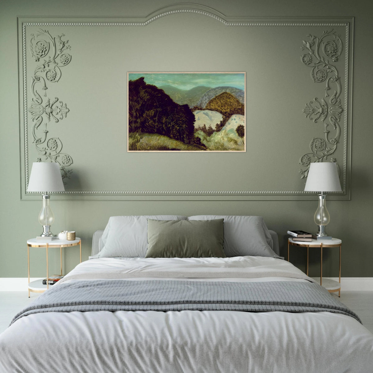 Vermont Hills - 1936 Framed Poster | Milton Avery Framed Prints Wall Art | Milton Avery Store